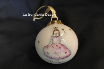 Pallina di Natale  principessa