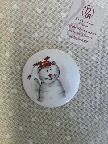 Pendente gattino laureato