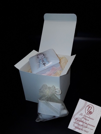 Scatola bomboniera comunione bimba