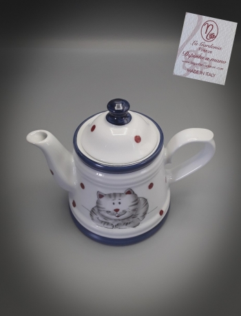 Teiera da fuoco gattino pois