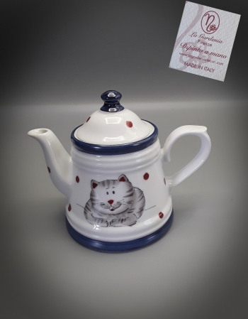 Teiera da fuoco gattino pois