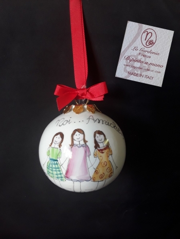 Palla di Natale 3 amiche