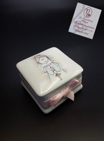 Scatola bomboniera comunione bimba