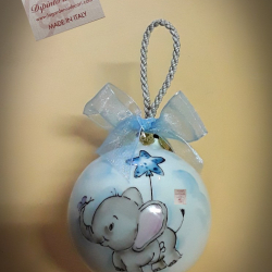 Palla di Natale con elefantino