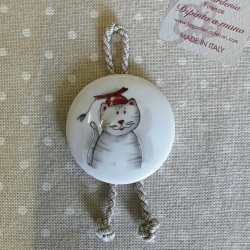 Pendente gattino laureato