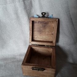 Scatolina in legno per battesimo