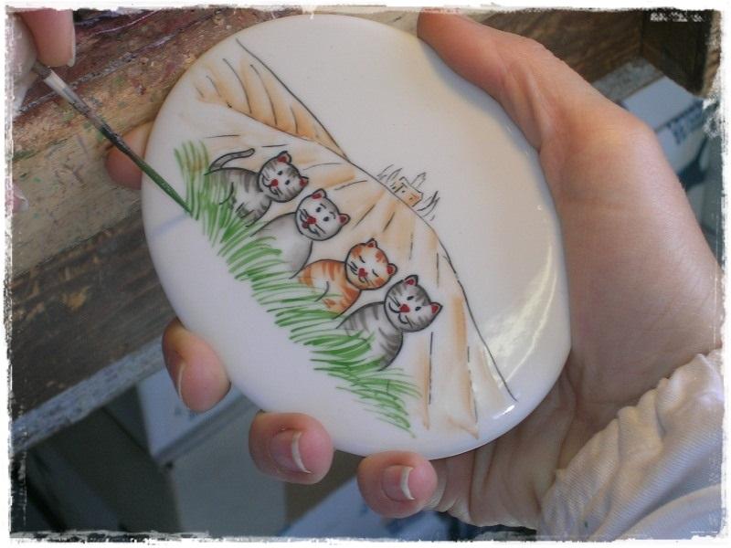ceramica decorata a mano